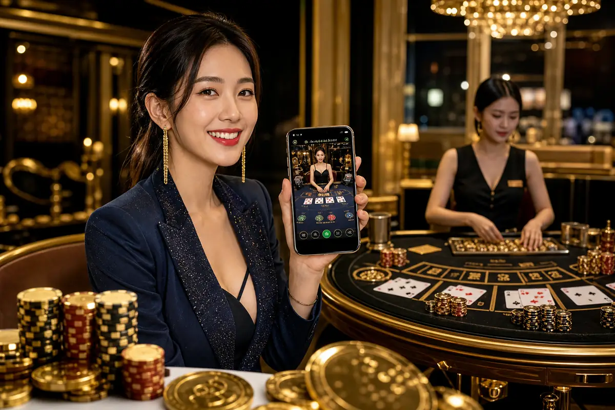 ganti8 Casino meja baccarat dealer langsung
